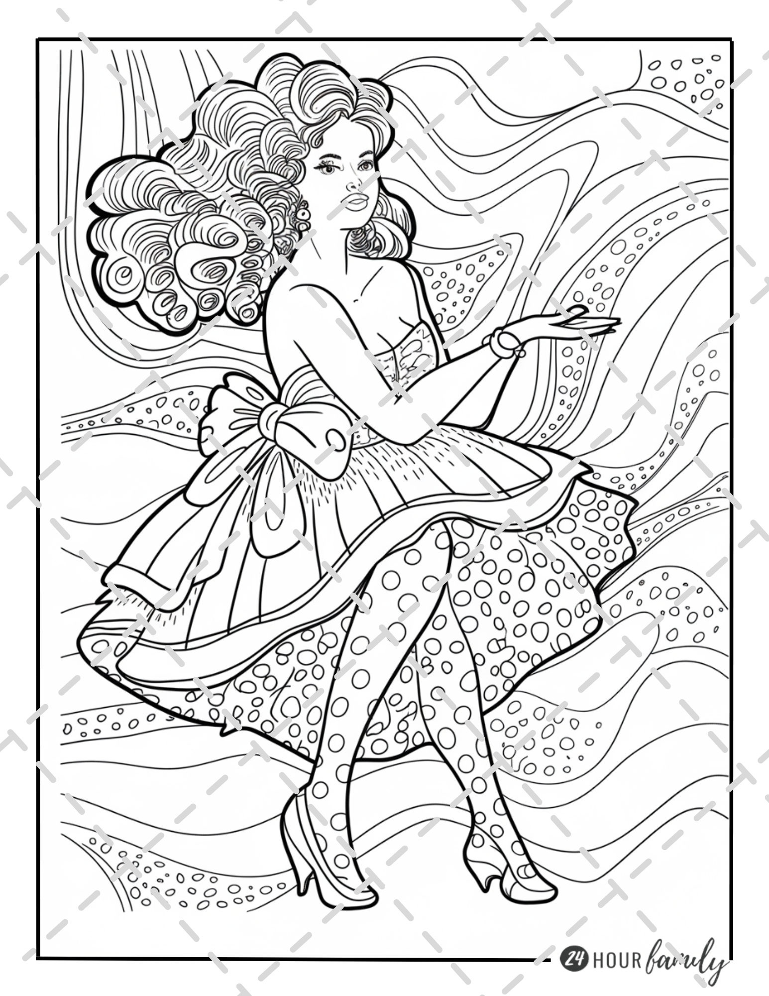 1980s themed coloring pages