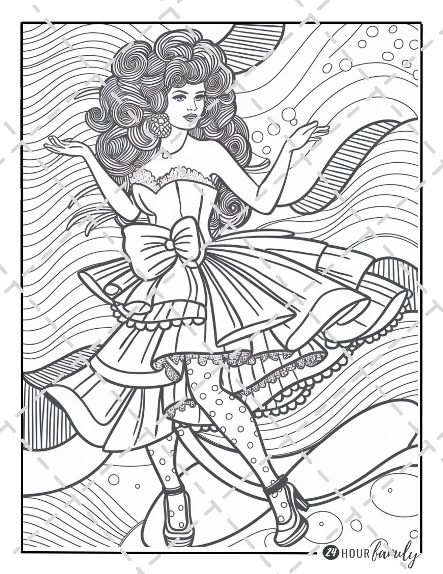 1980s themed coloring pages