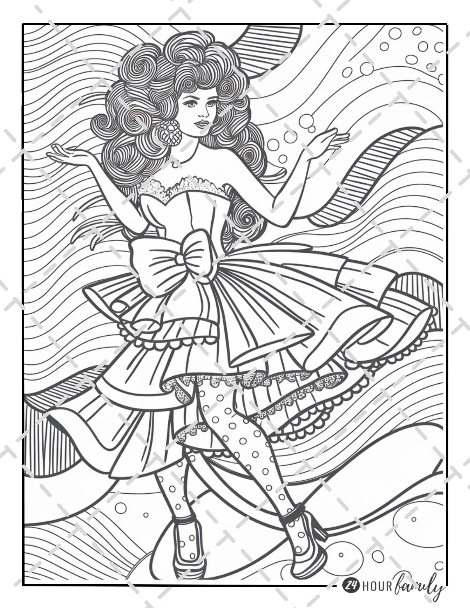 1980s themed coloring pages