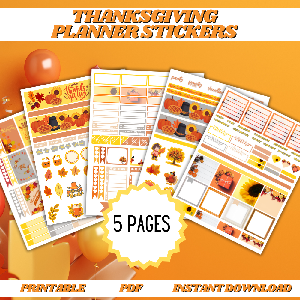 Thanksgiving Busy Binder (60 Pages Total)