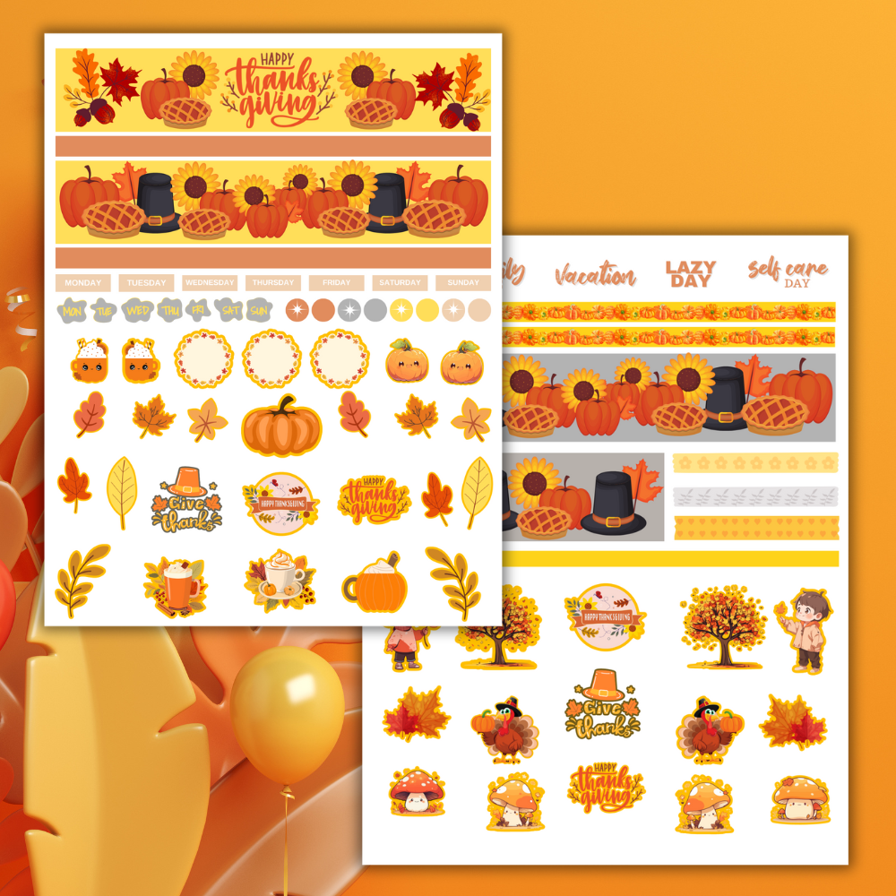 Thanksgiving Busy Binder (60 Pages Total)