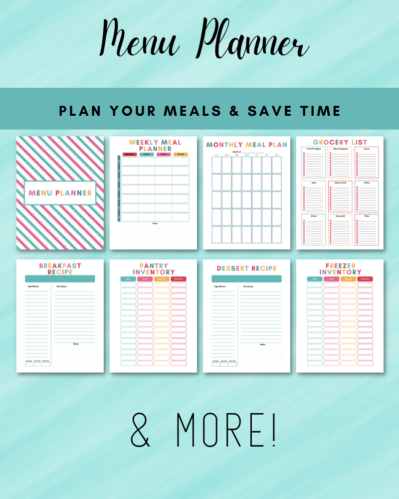 Home Management Binder - 124 Pages