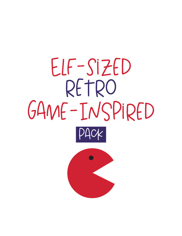 Elf-Sized Retro Game Printable (7 Pages)