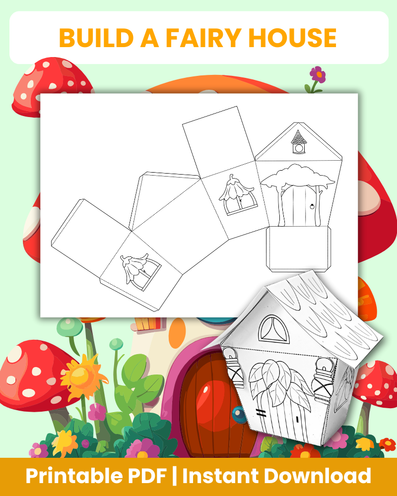 Build A Fairy House 3D Printable Craft