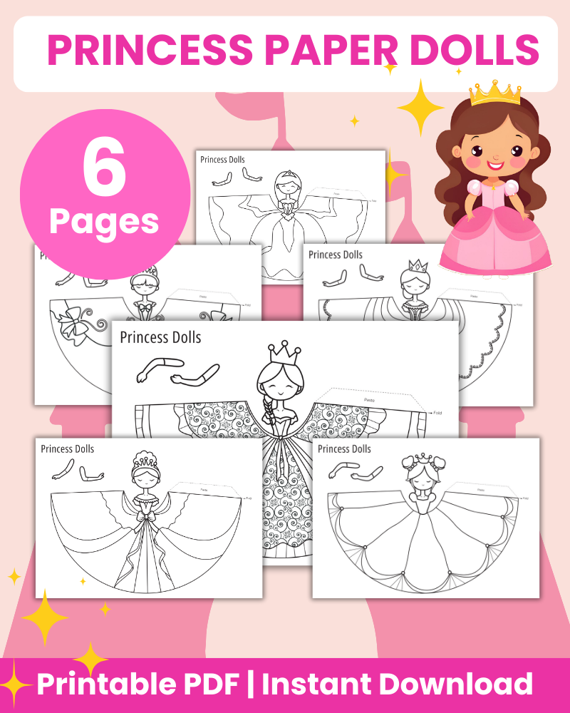 Princes Paper Dolls Printable