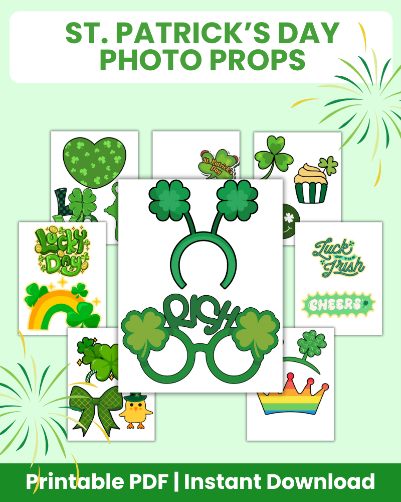 St. Patrick's Day Photo Props