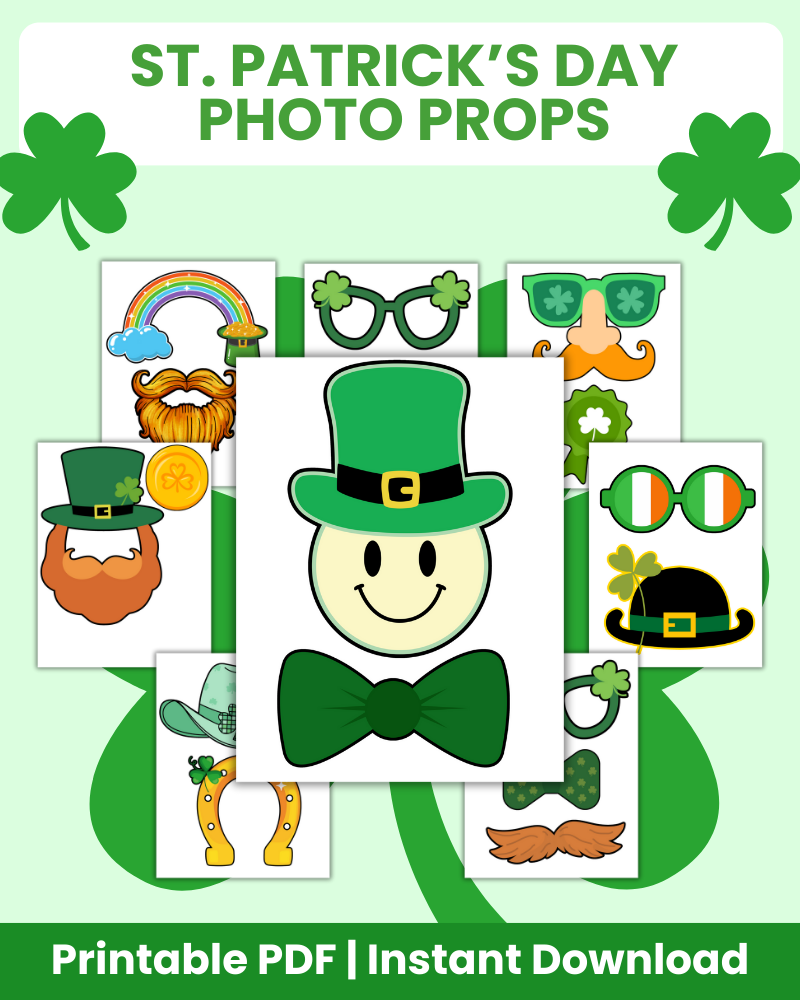 St. Patrick's Day Photo Props