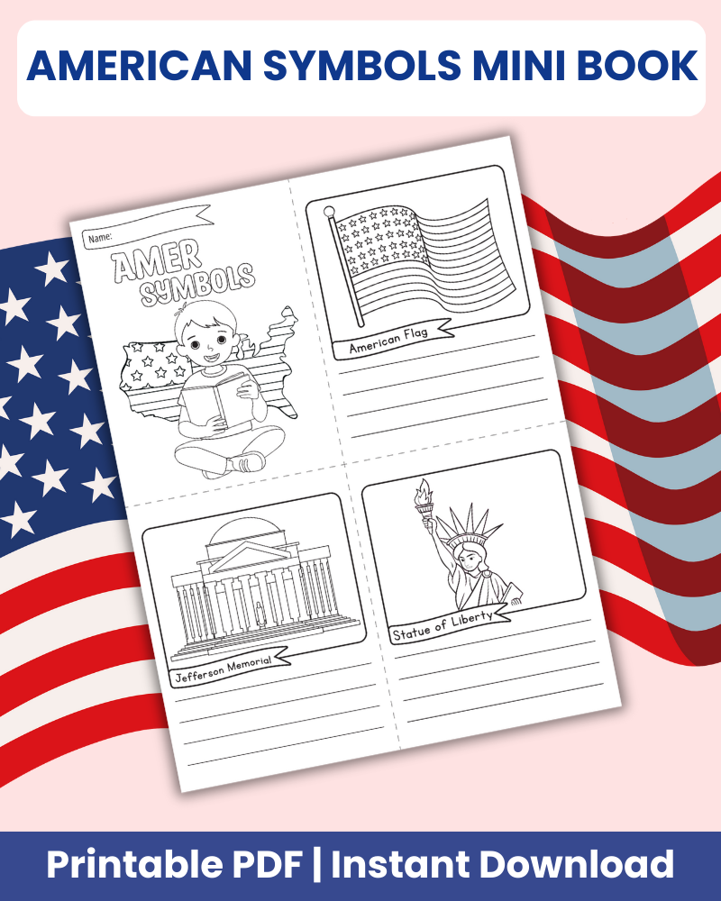American Symbols Mini Book