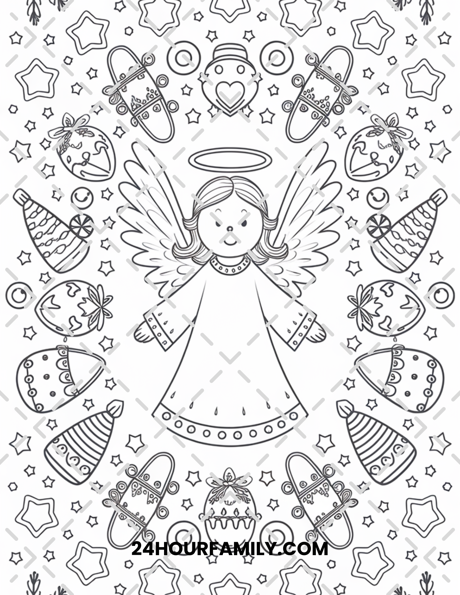 angel coloring pages
