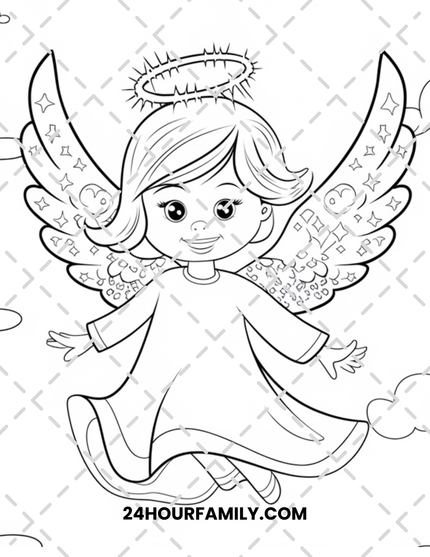 angel coloring pages