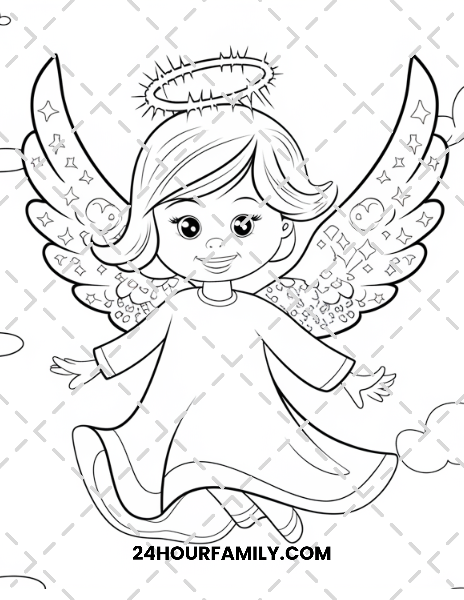 angel coloring pages