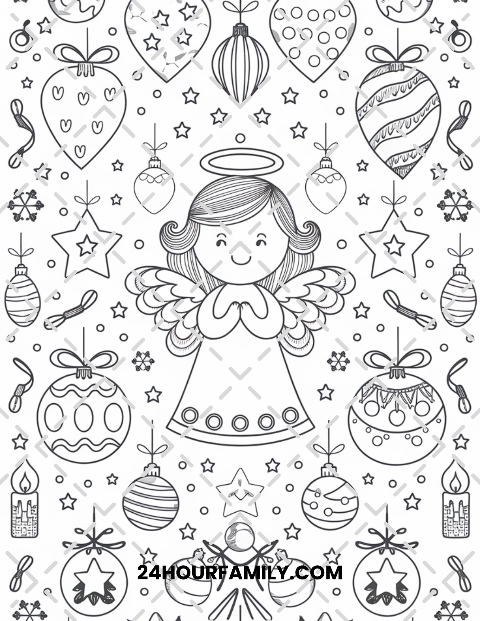 angel coloring pages
