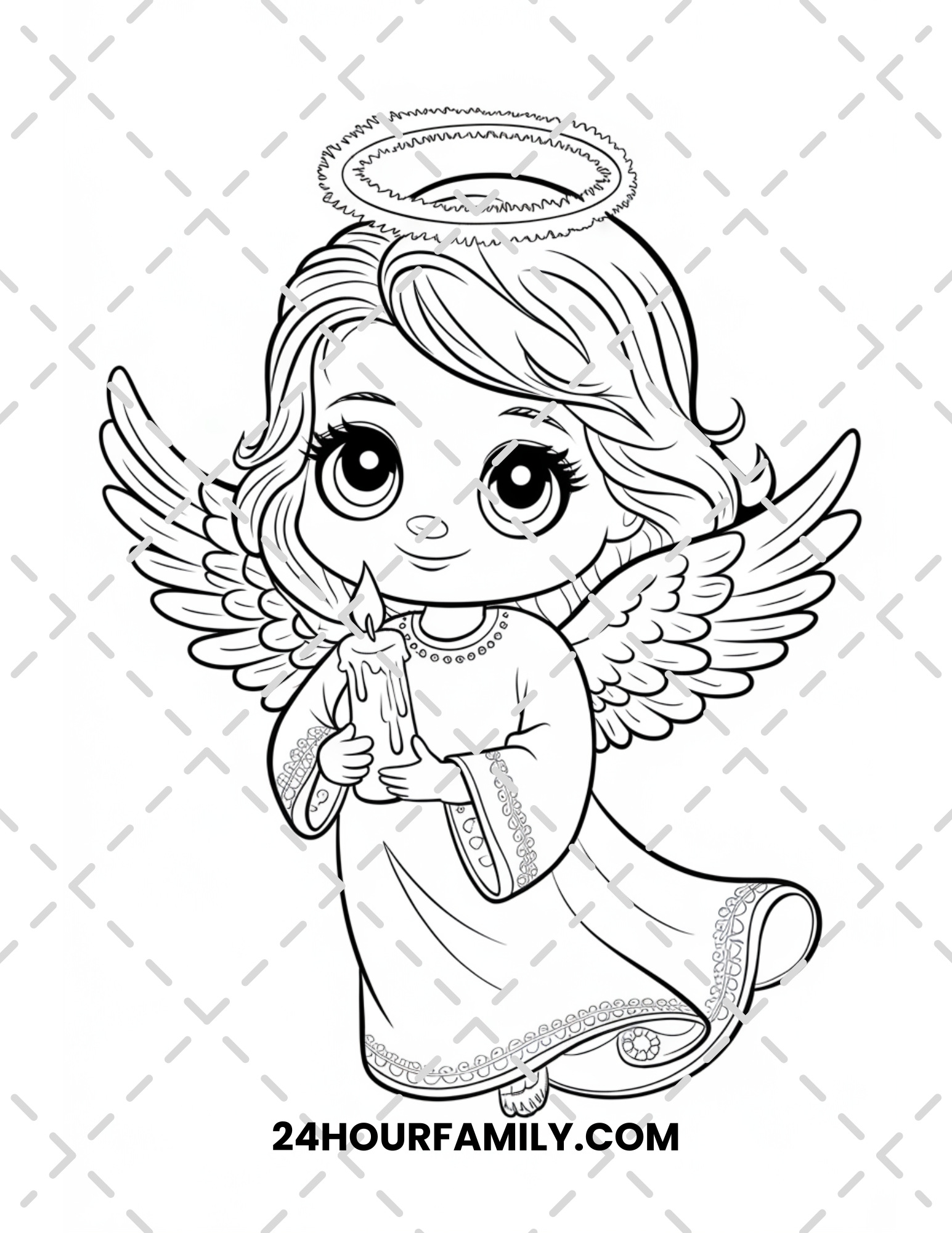 angel coloring pages
