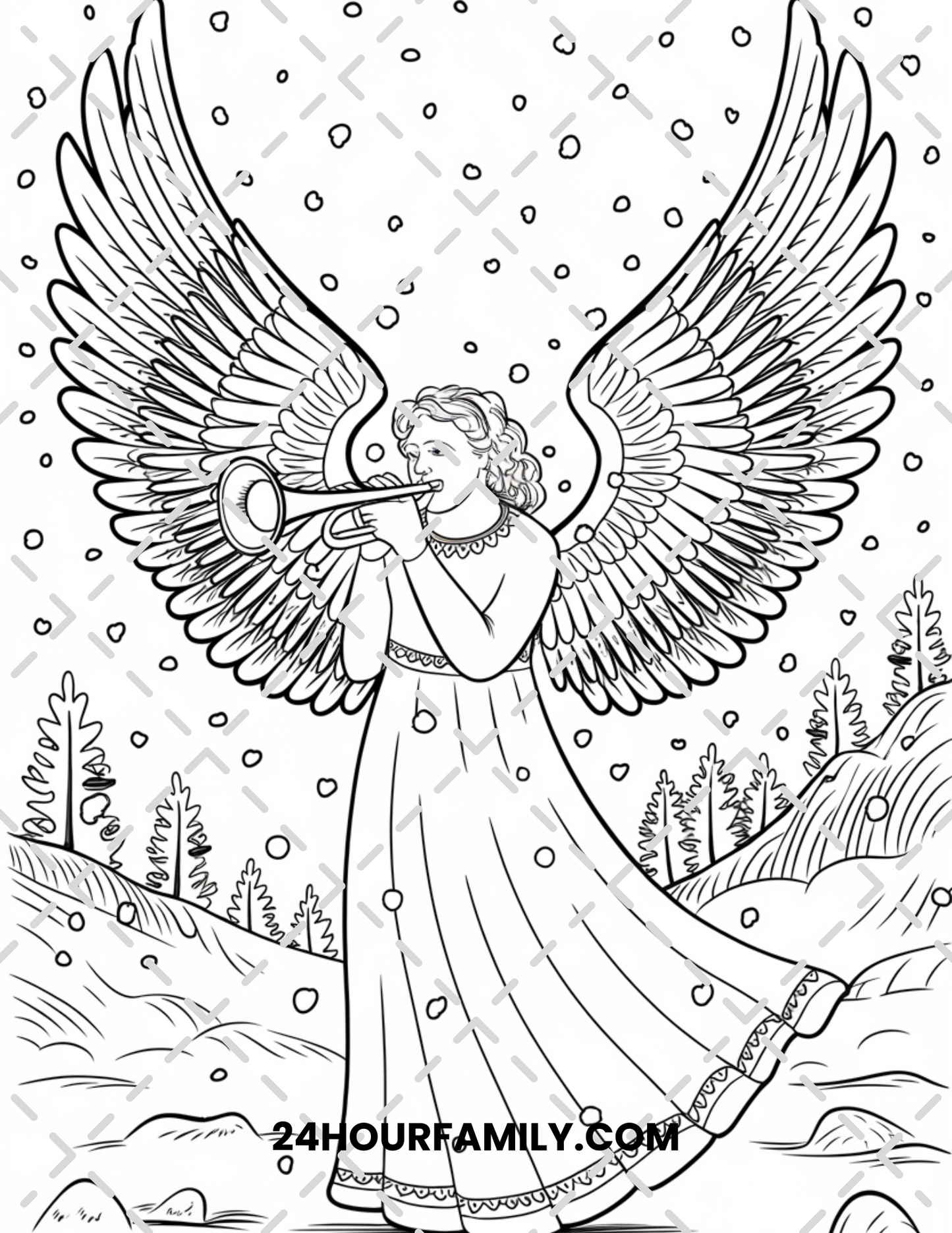 angel coloring pages