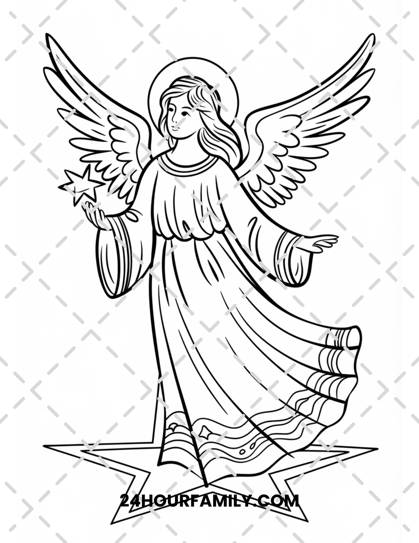 angel coloring pages