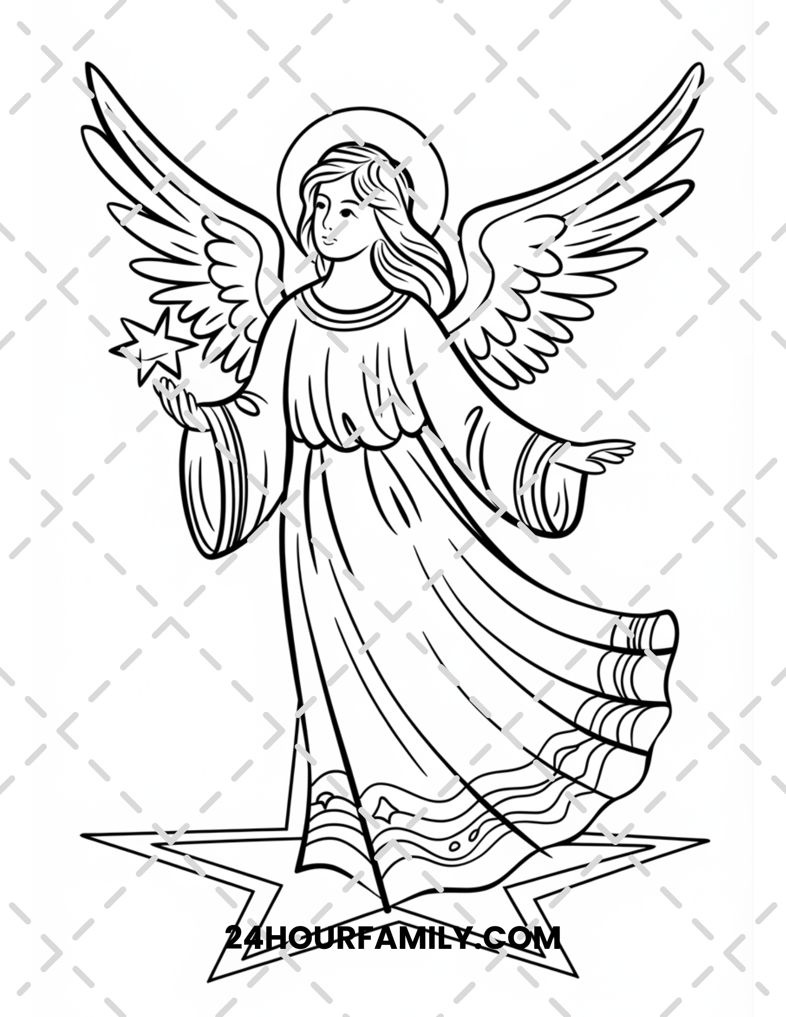 angel coloring pages