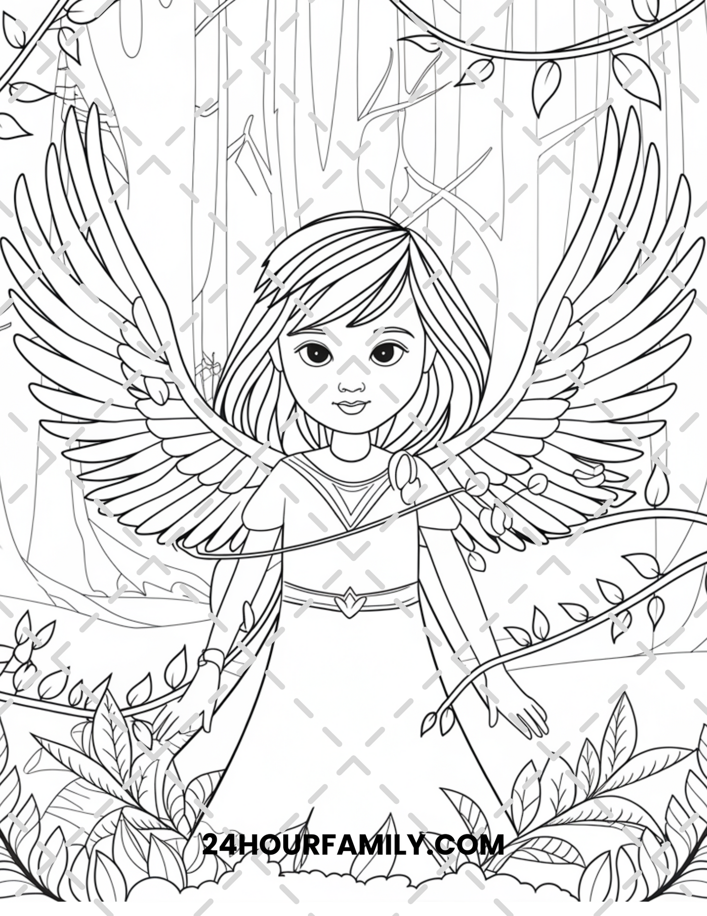 angel coloring pages