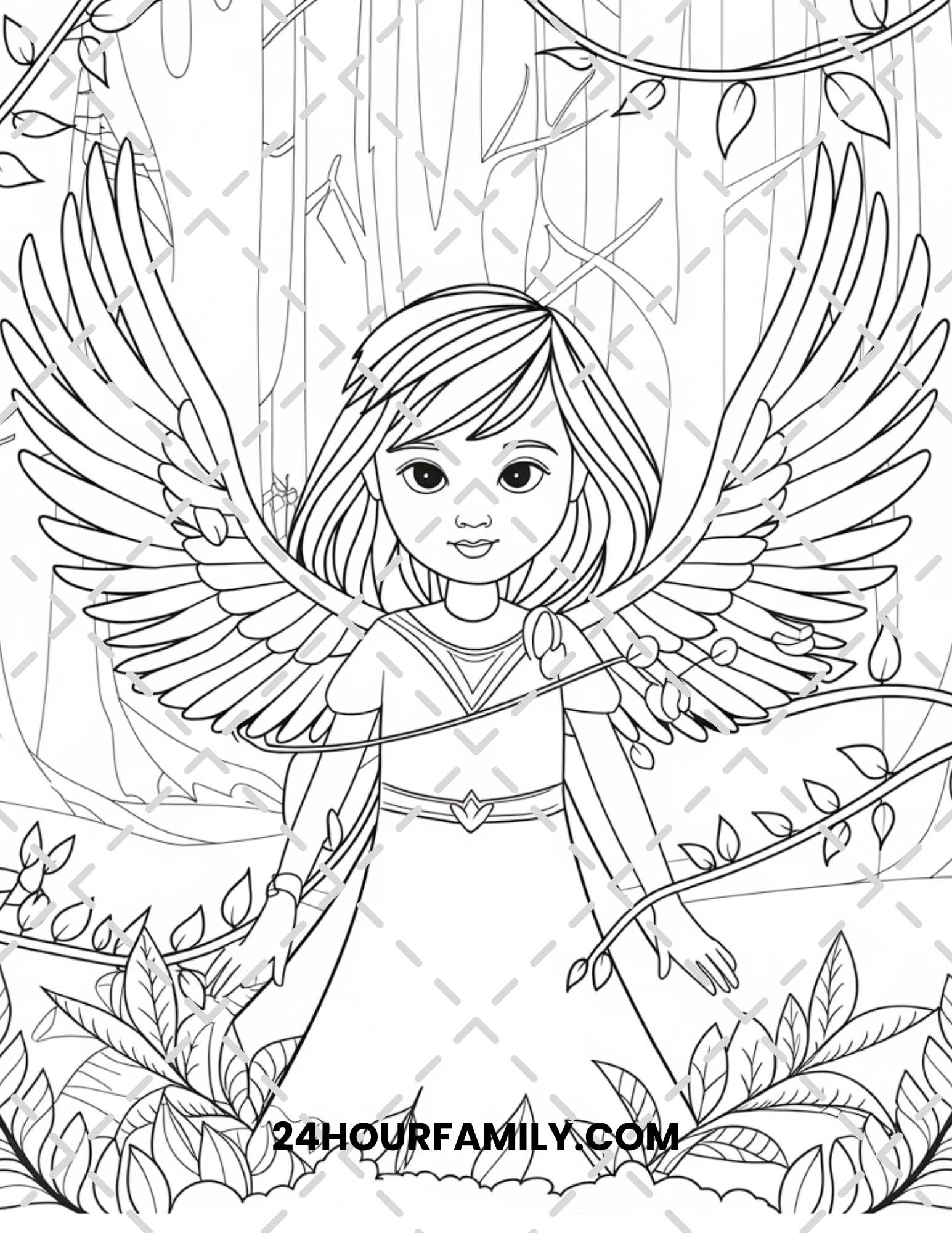 angel coloring pages