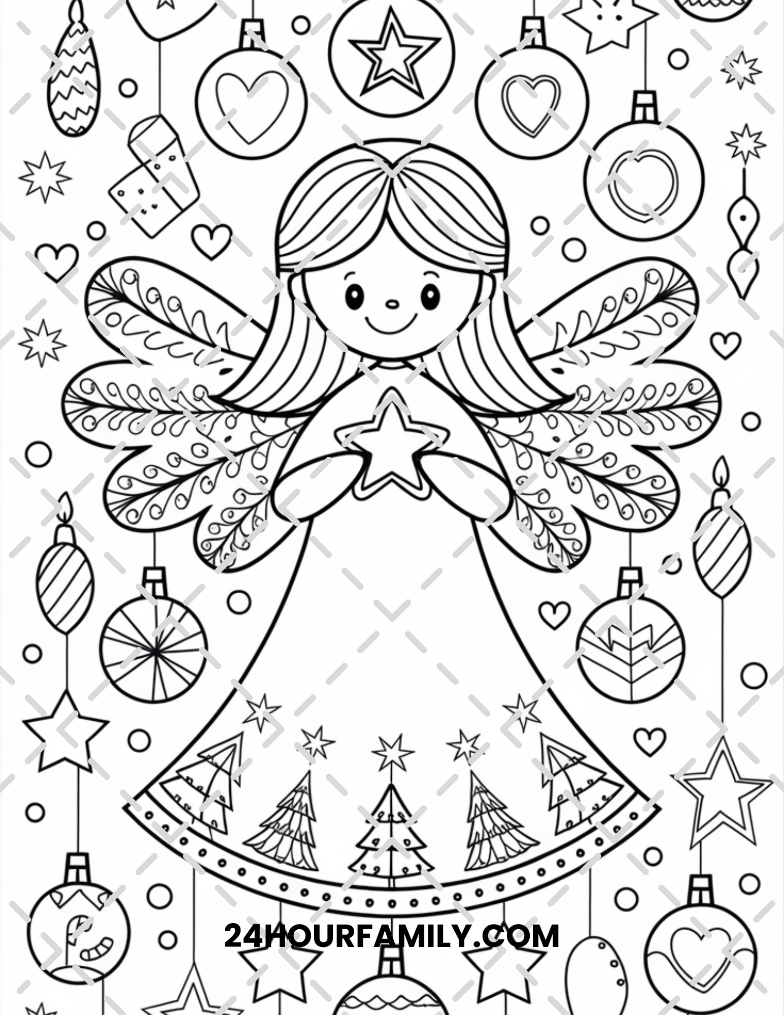angel coloring pages