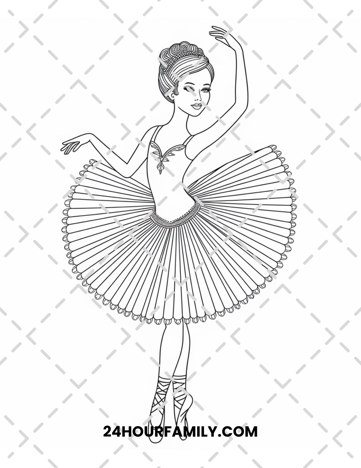 ballerina coloring pages