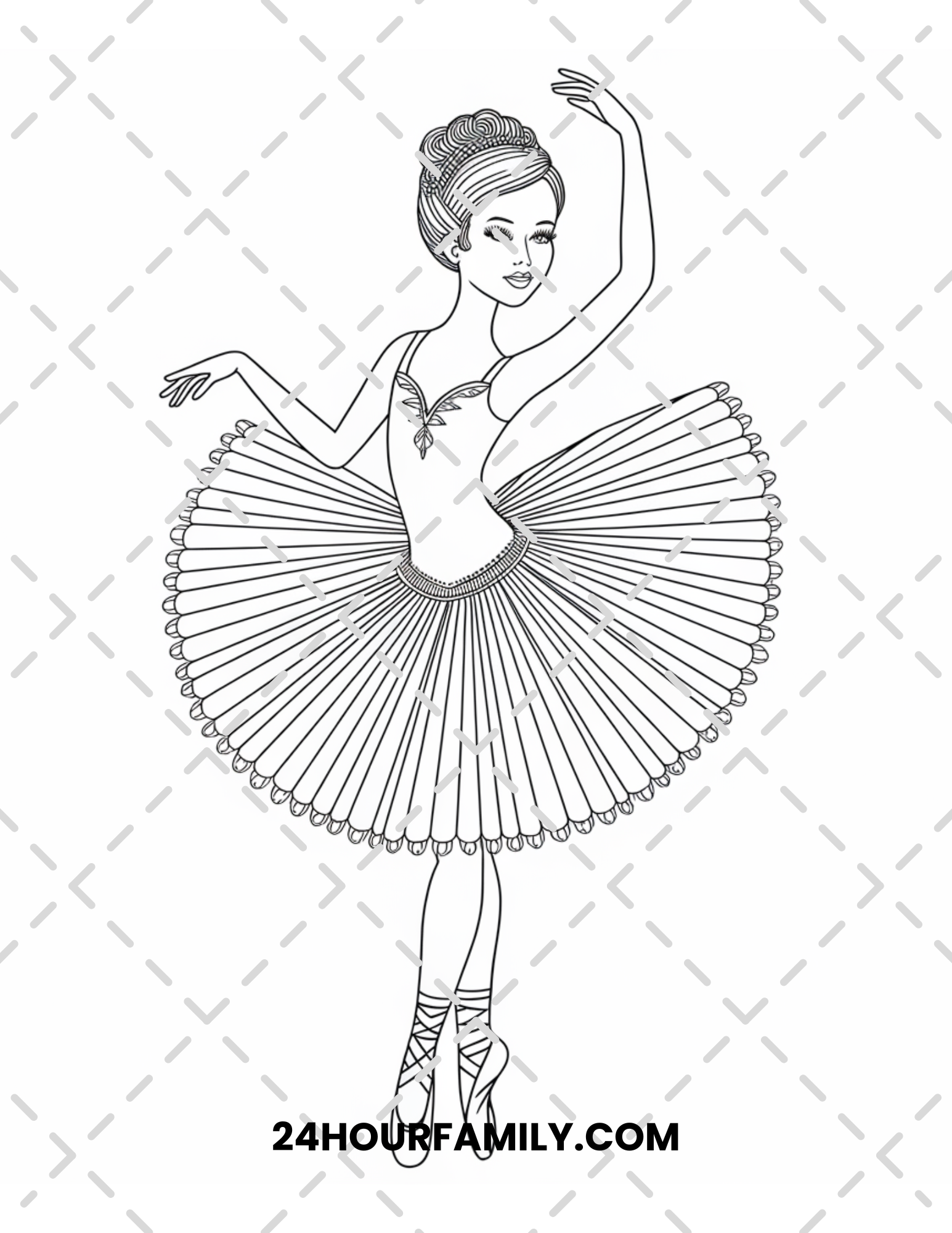 ballerina coloring pages