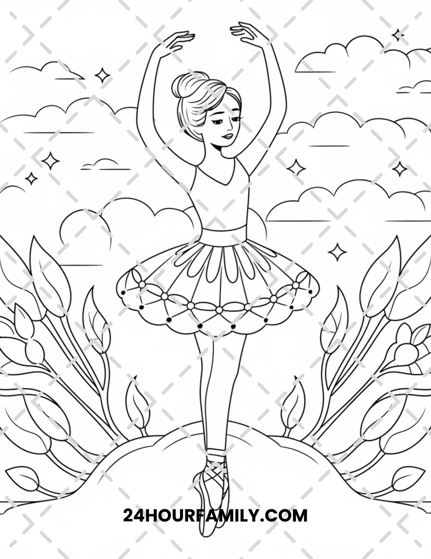 ballerina coloring pages