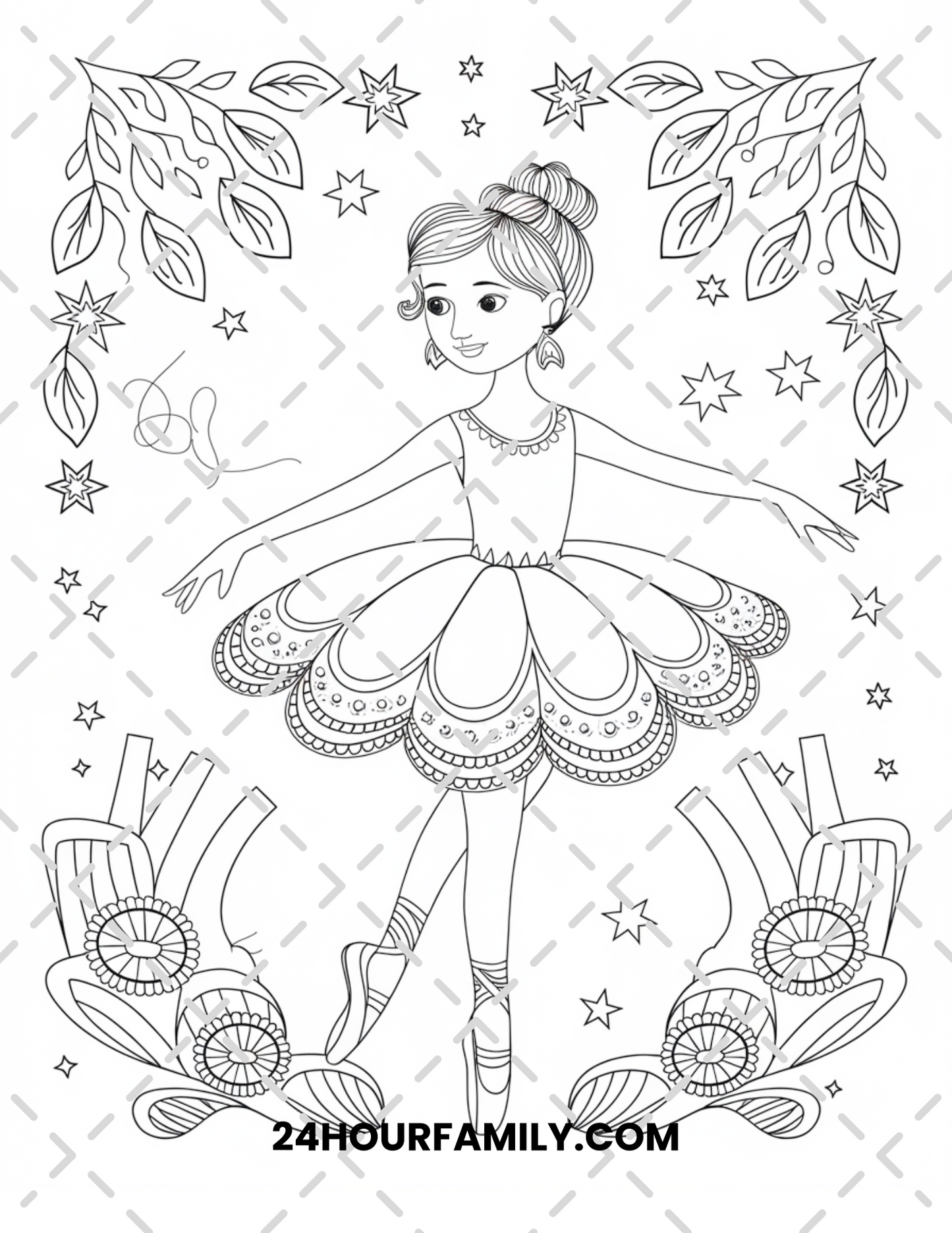 ballerina coloring pages
