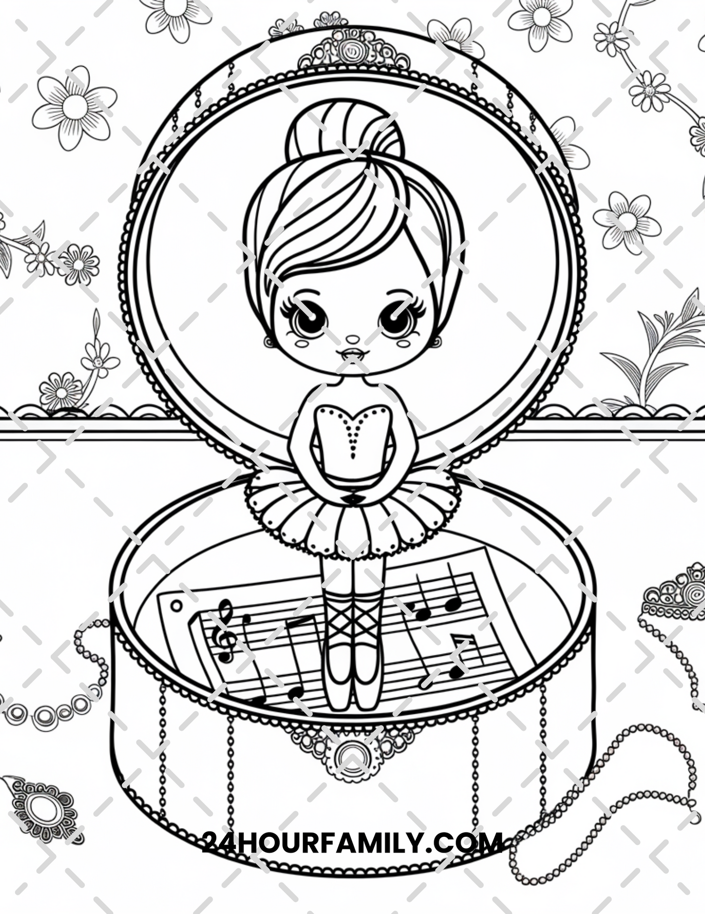 ballerina coloring pages