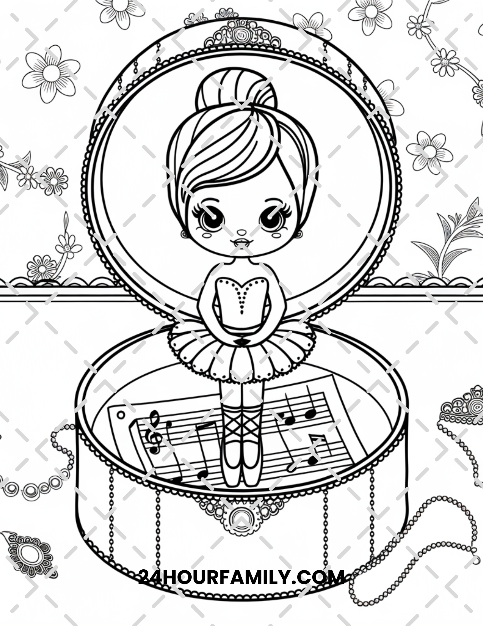 ballerina coloring pages