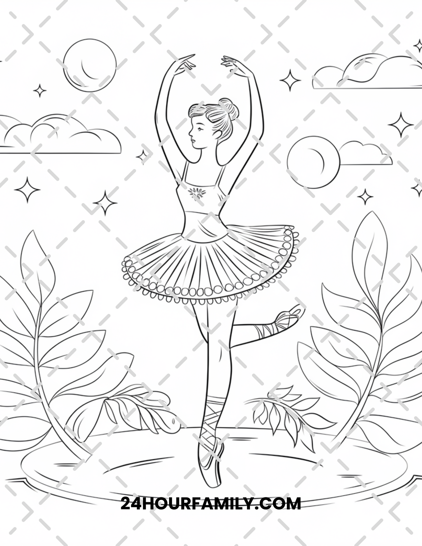 ballerina coloring pages