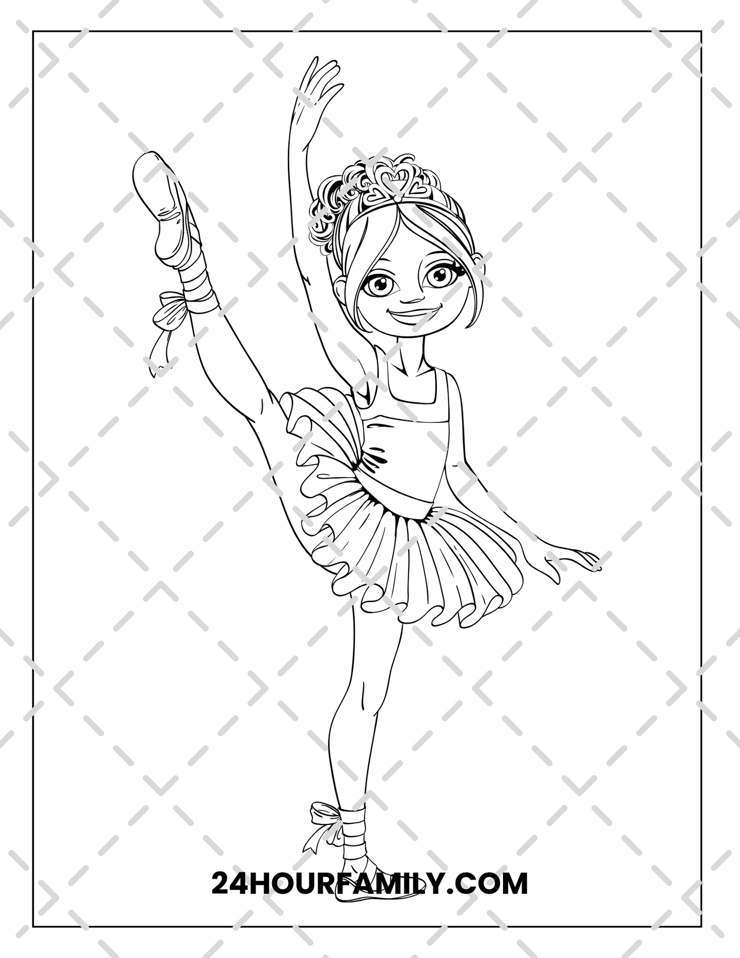 ballerina coloring pages