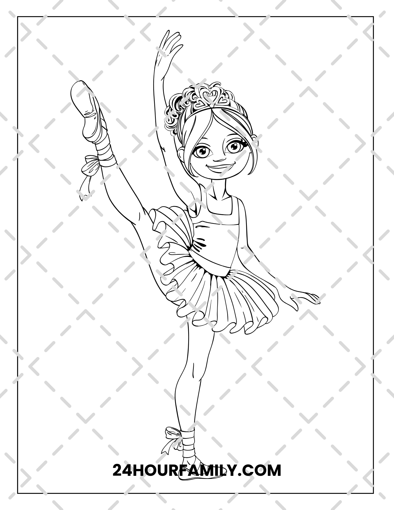ballerina coloring pages