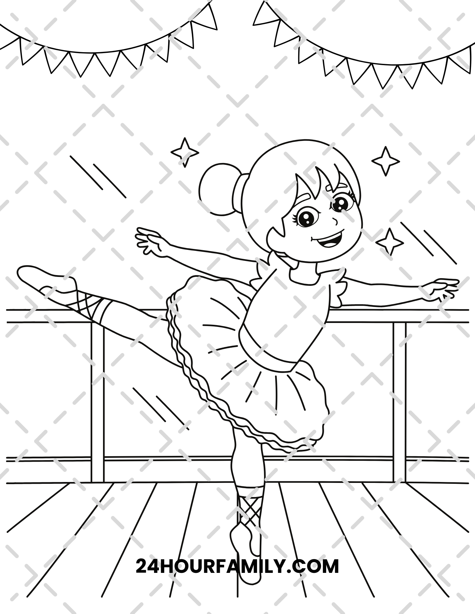 ballerina coloring pages