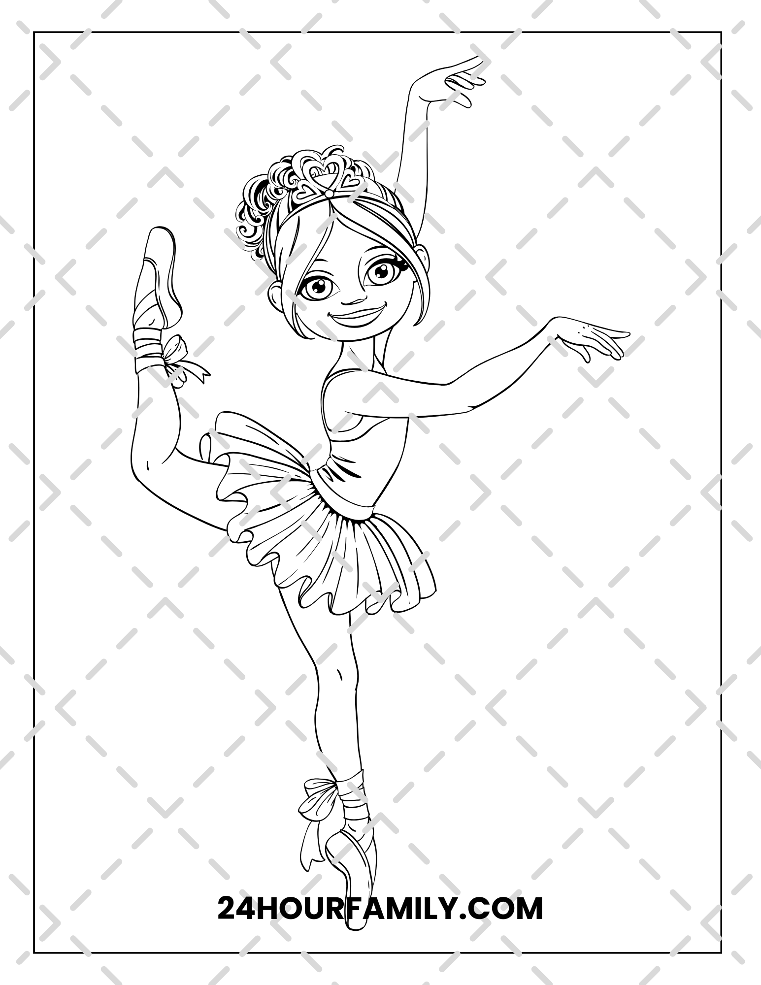 ballerina coloring pages