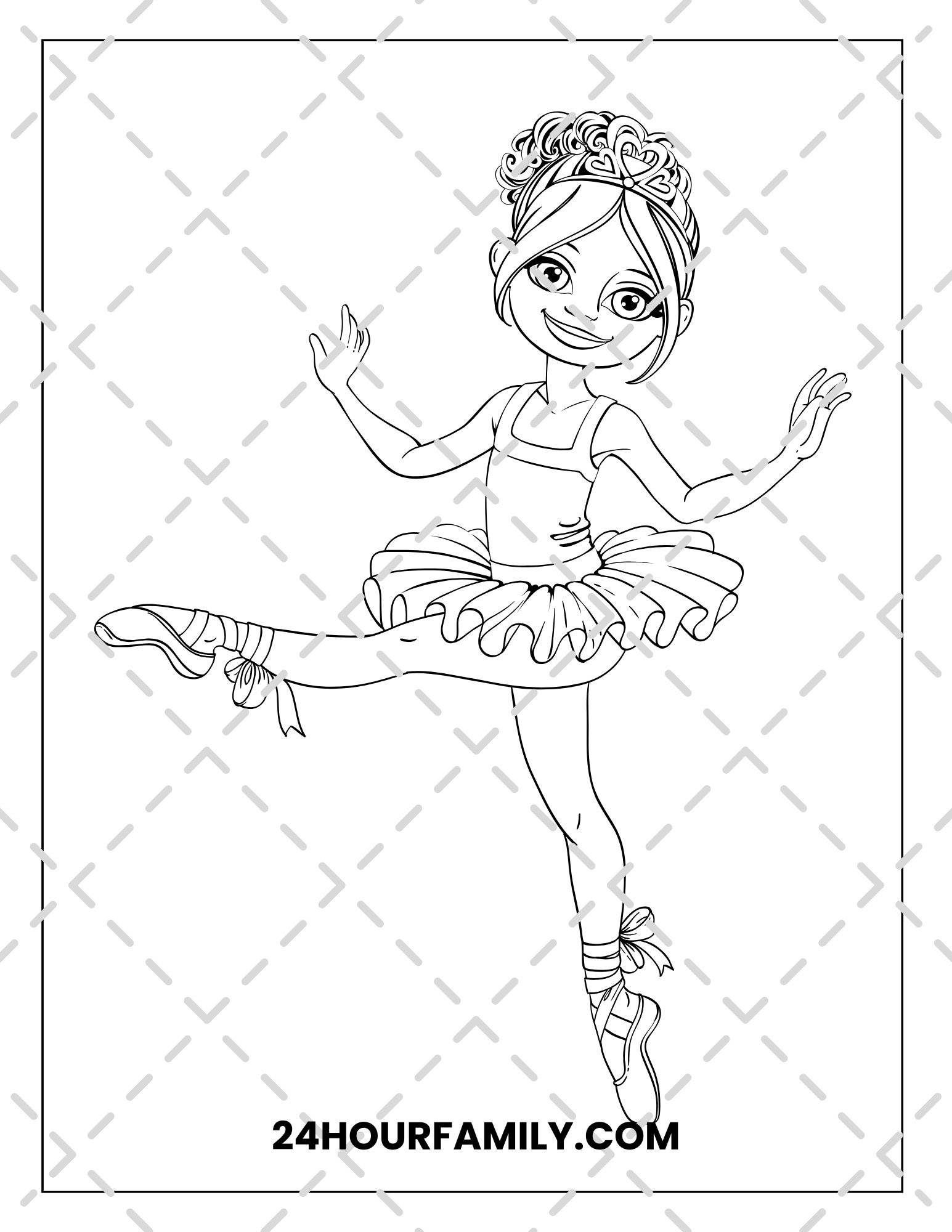 ballerina coloring pages