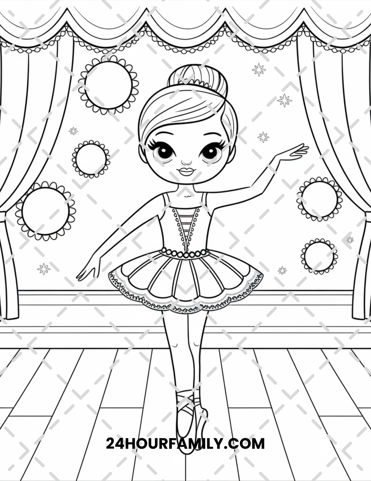ballerina coloring pages