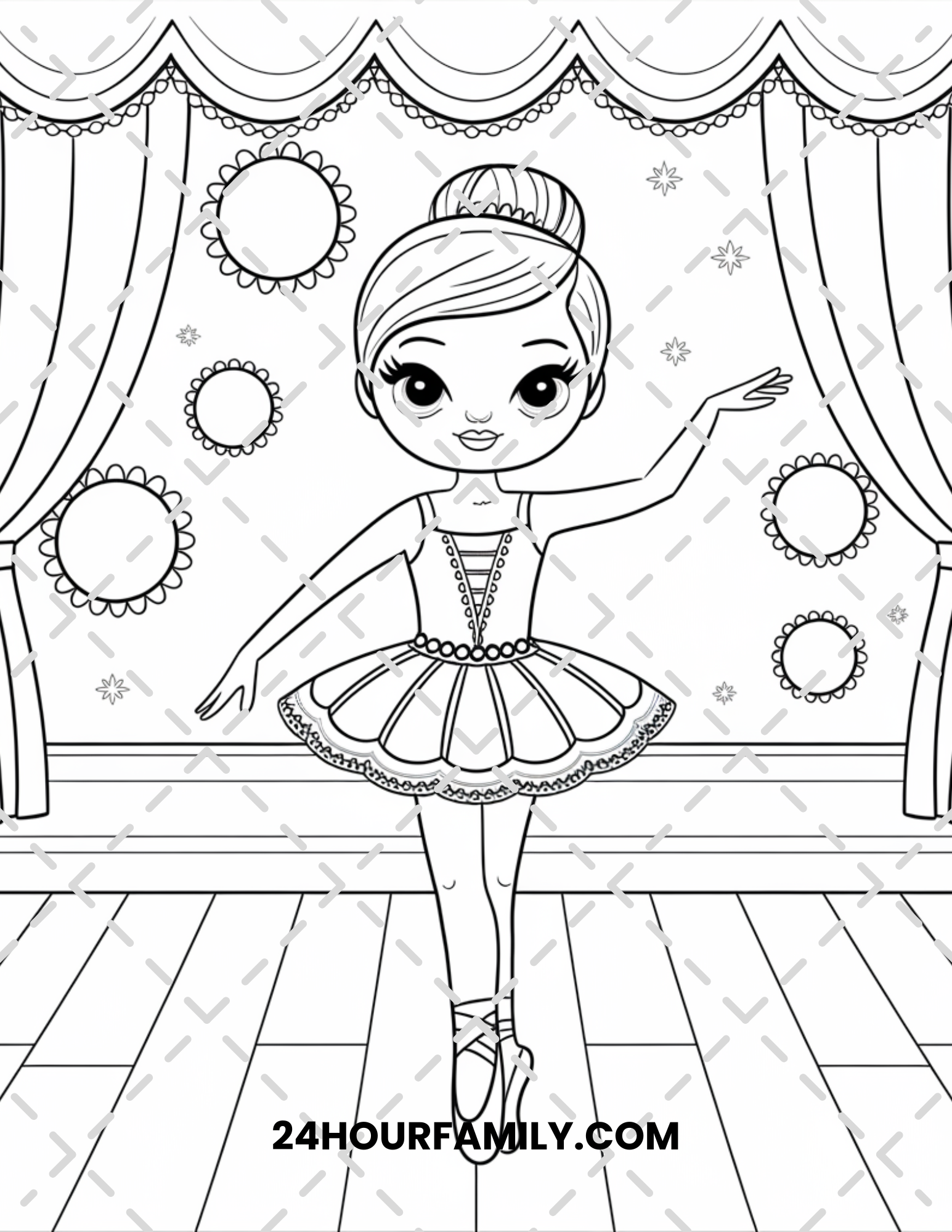 ballerina coloring pages