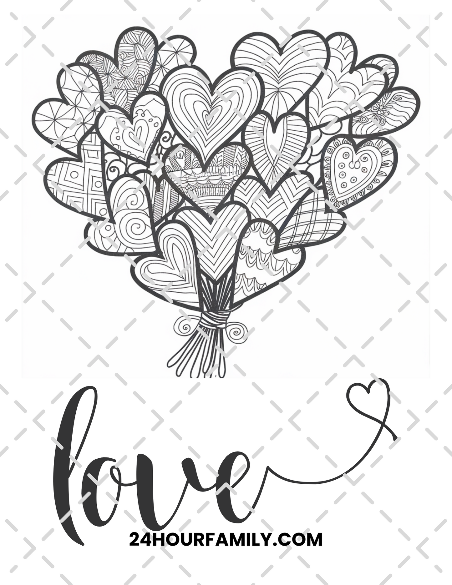 valentine coloring pages for adults