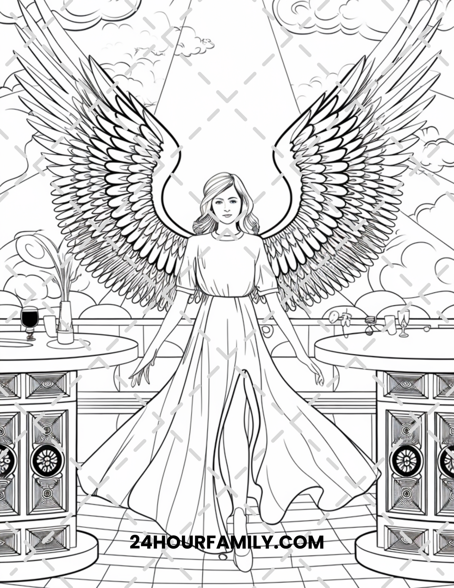angel coloring pages