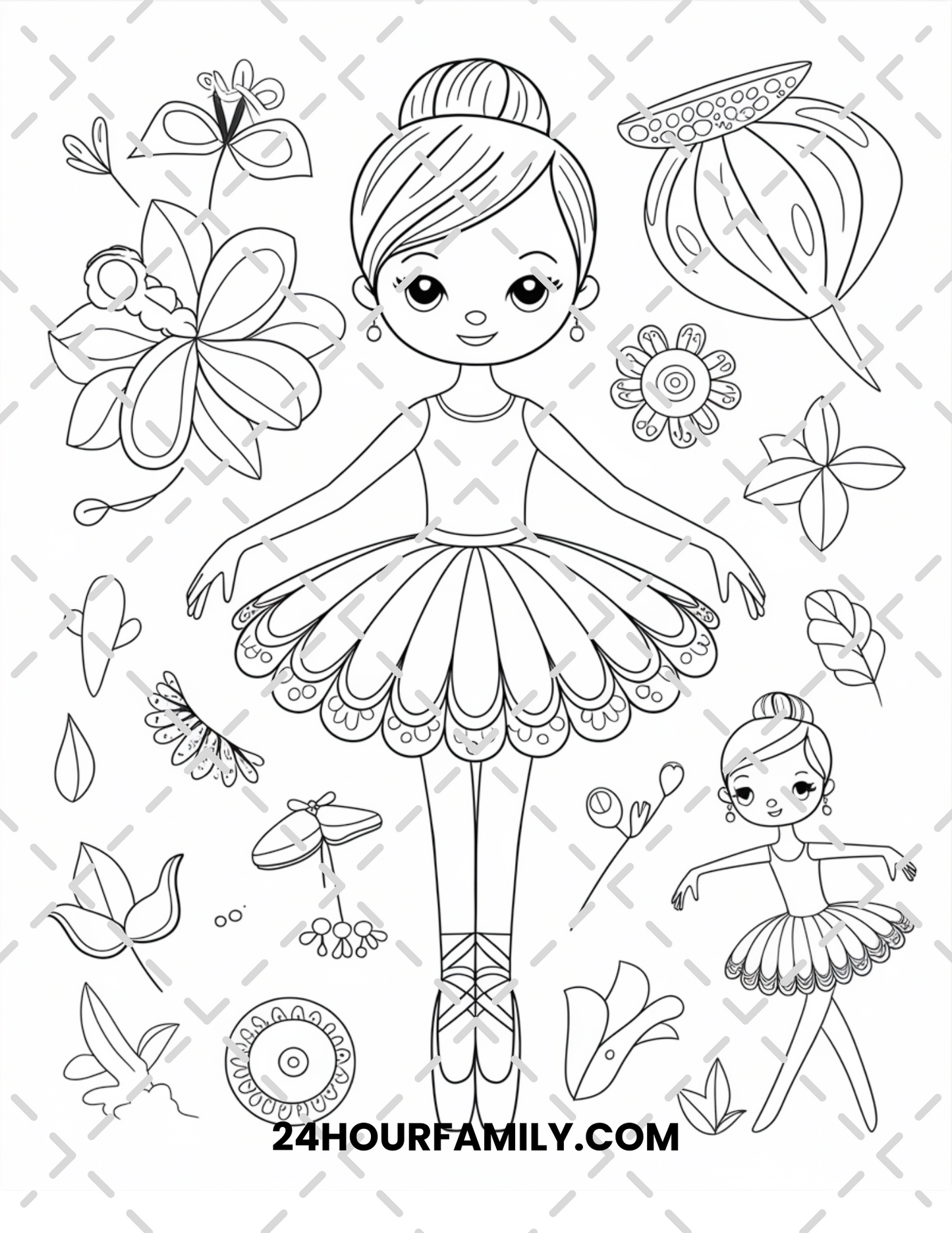 ballerina coloring pages