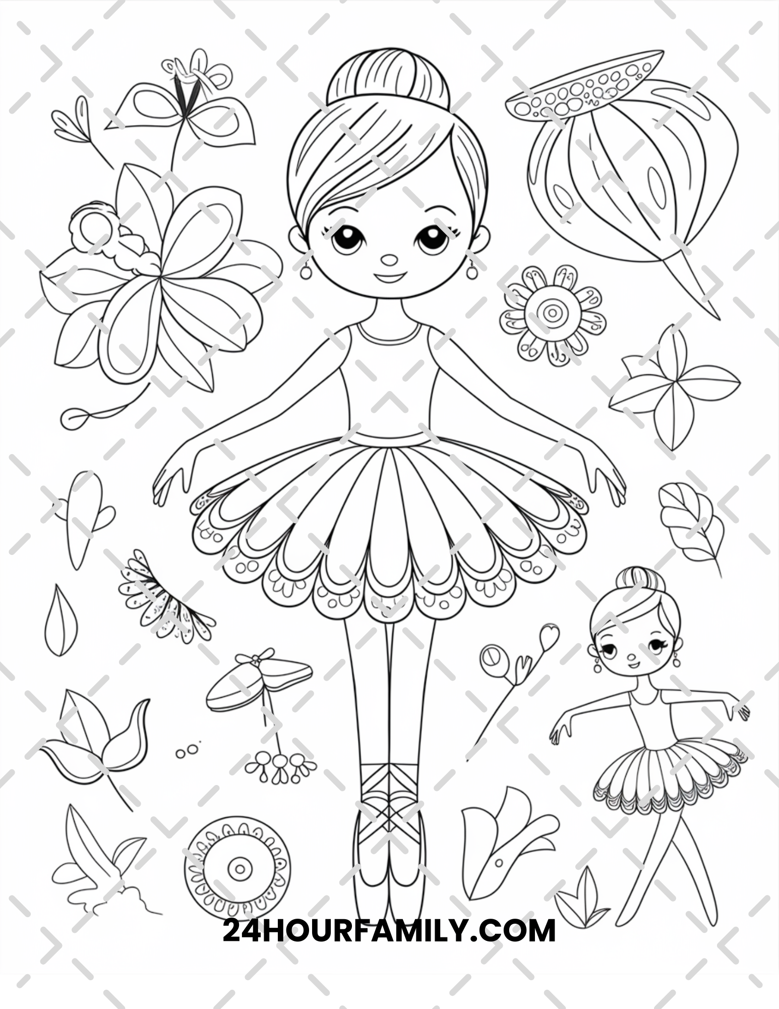 ballerina coloring pages