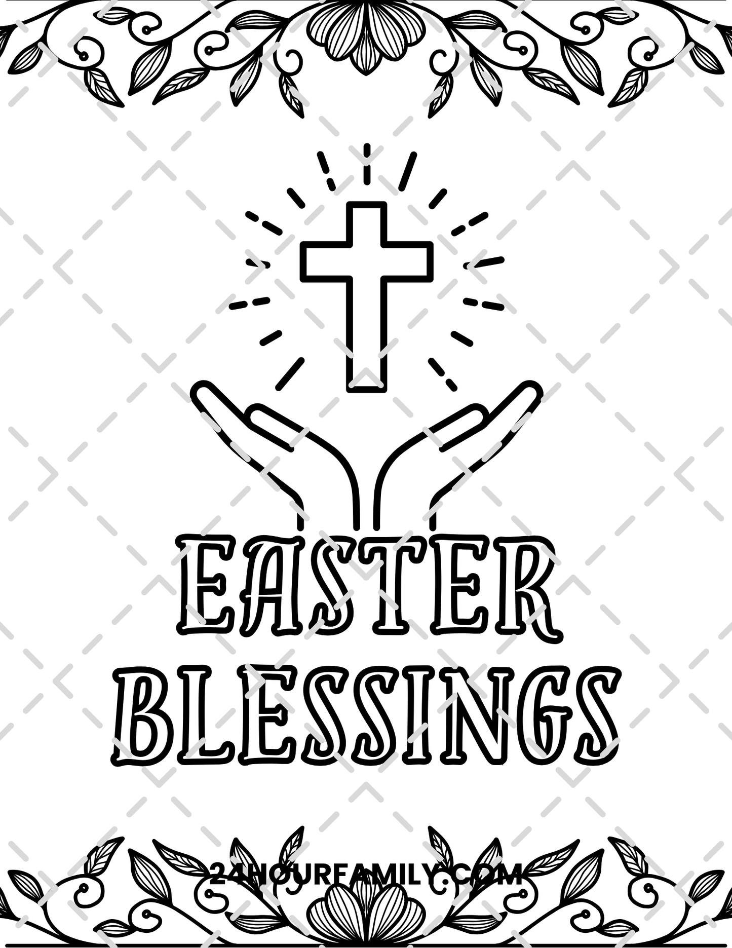 christian easter coloring pages