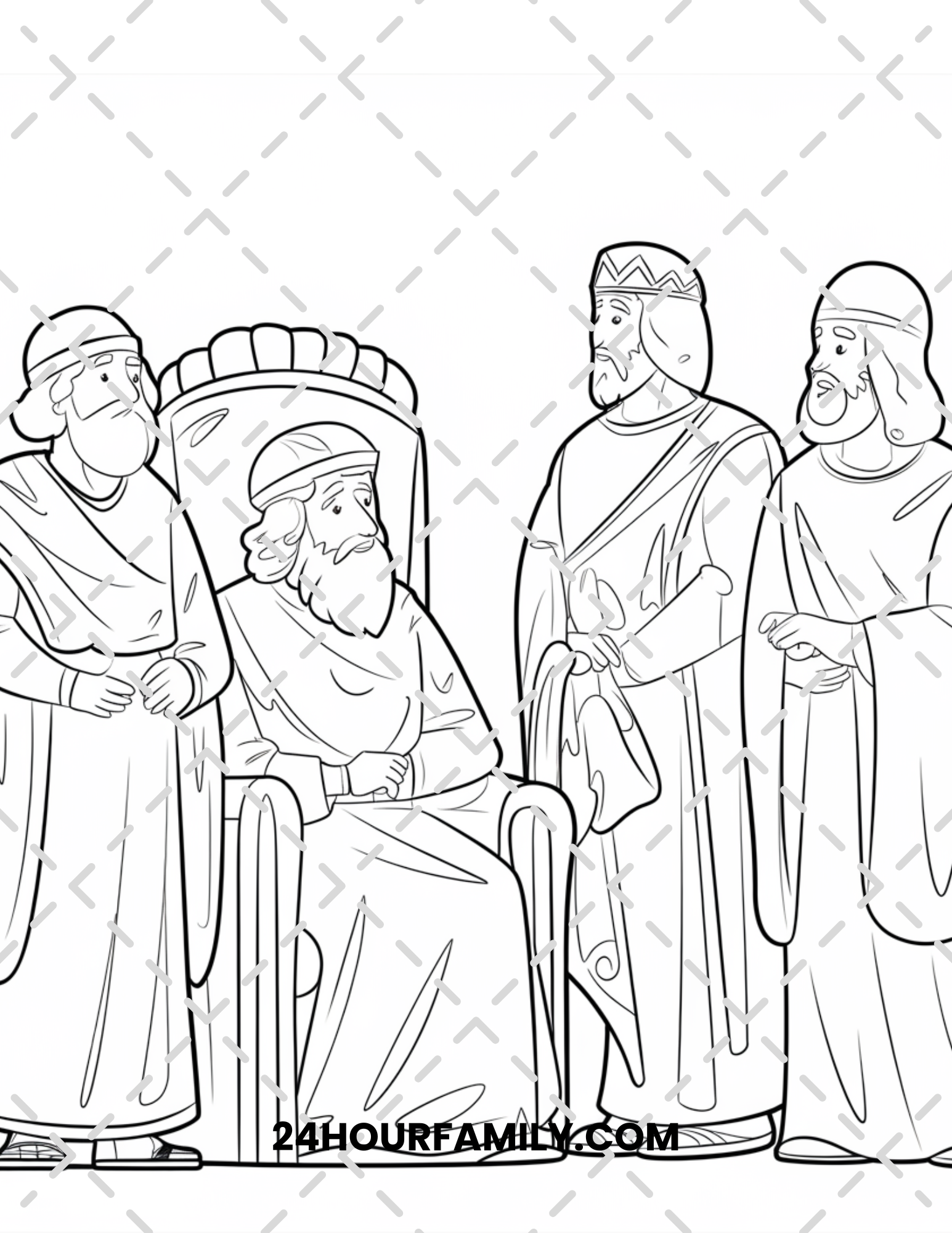 wise men coloring pages