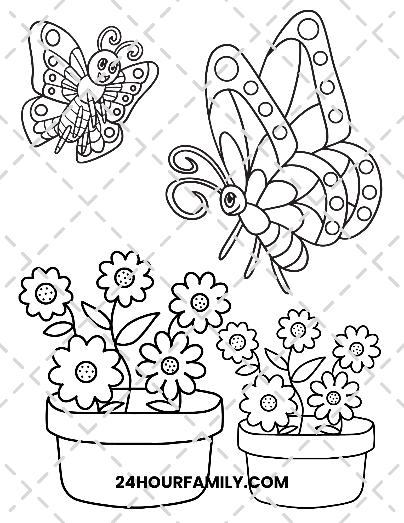 butterfly coloring pages