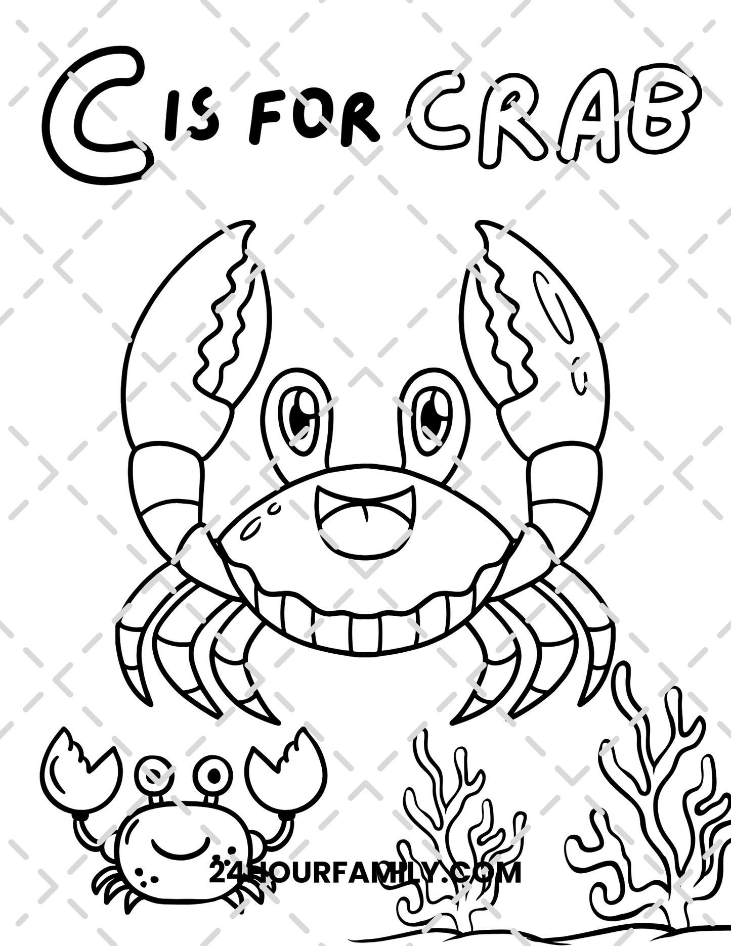 letter c coloring pages