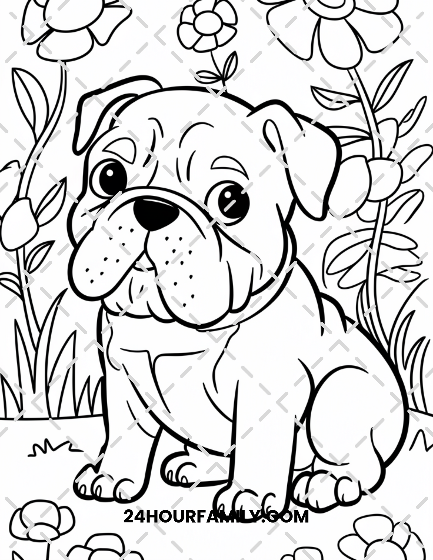 cute puppy coloring pages