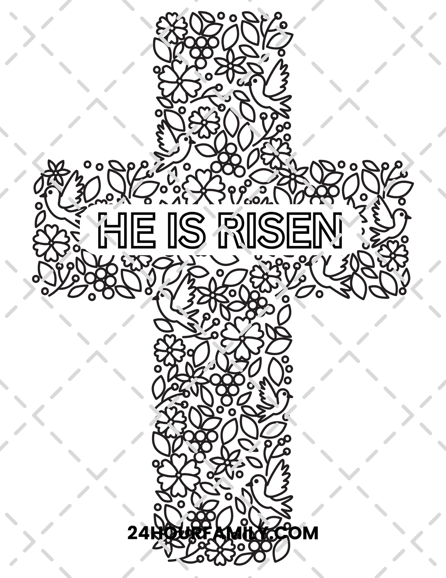 christian easter coloring pages