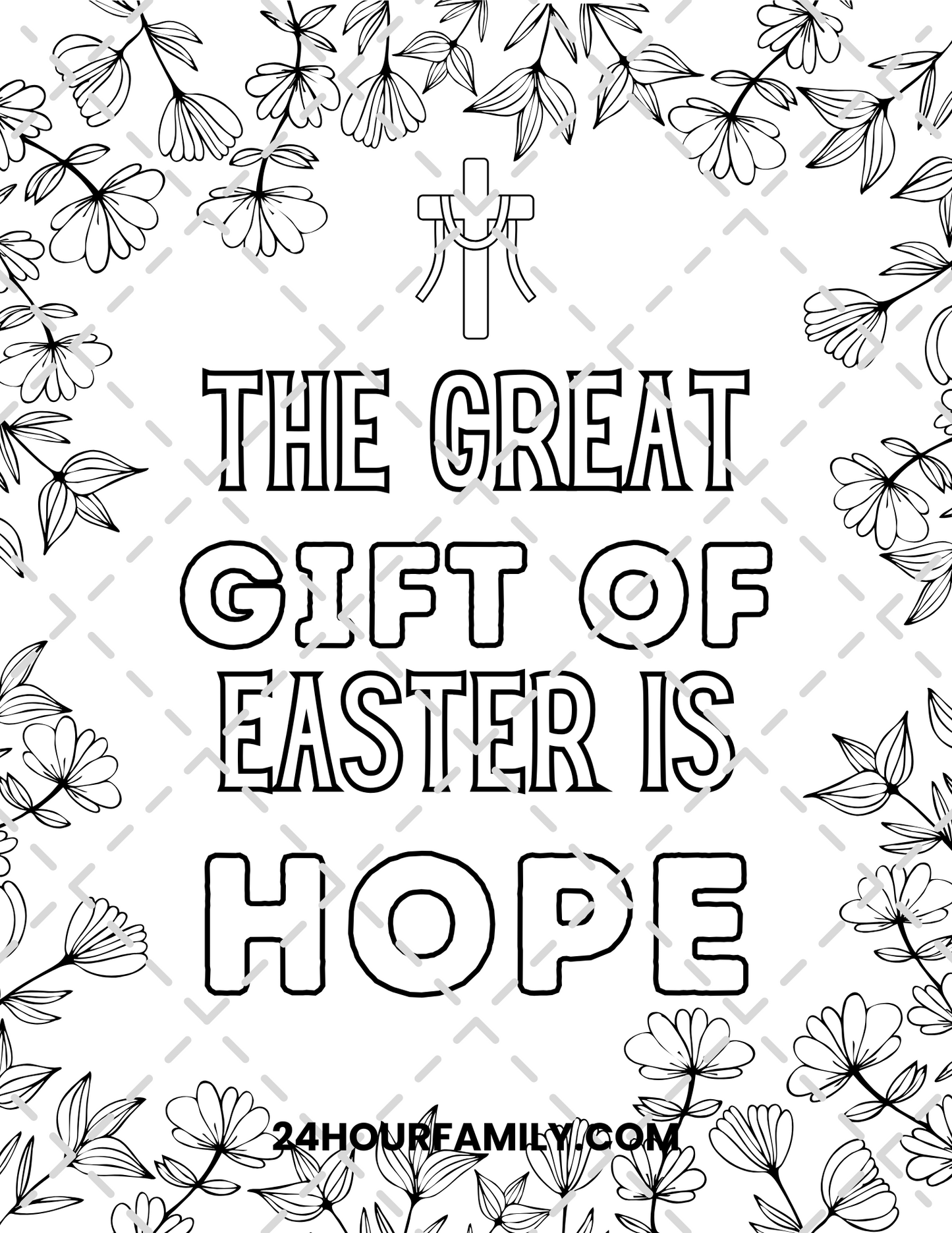 christian easter coloring pages