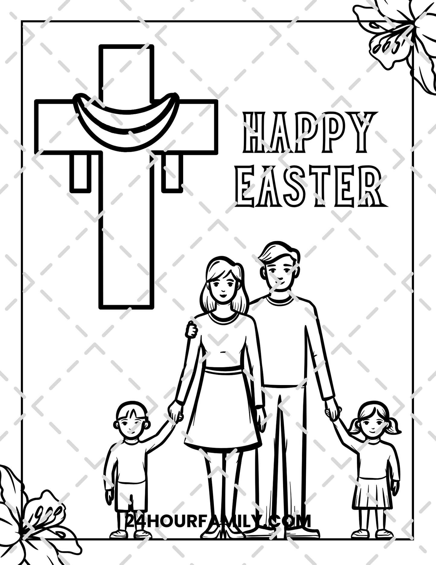 christian easter coloring pages