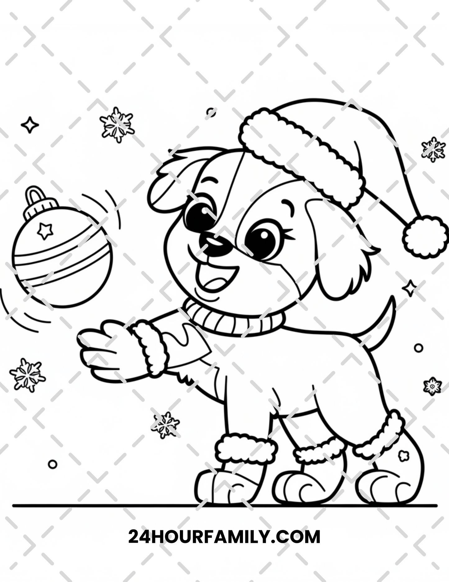 cute puppy coloring pages